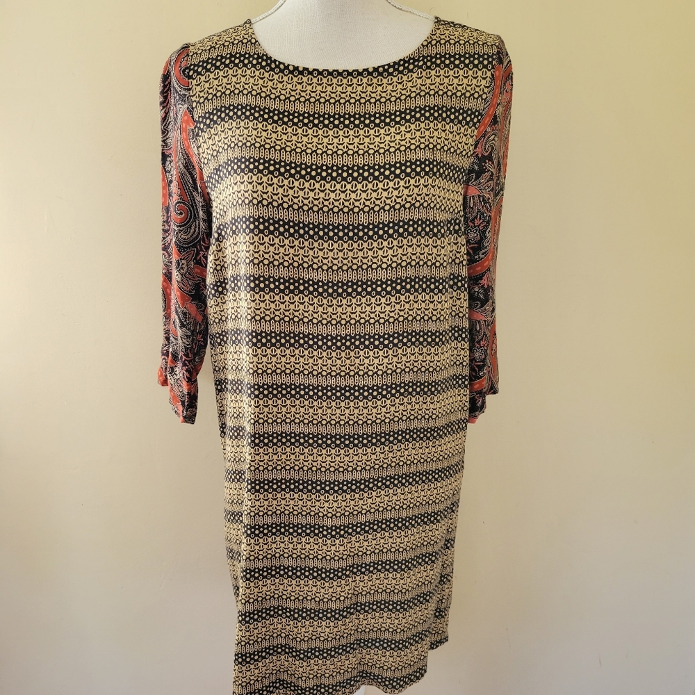 Stitch Fix THML paisley shift dress size medium